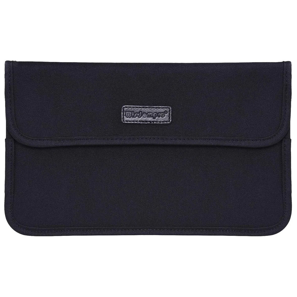 Wisdompro Faraday borsa con schermo protettivo, blocca i segnali RFID, custodia a forma di borsa per proteggere la privacy del cellulare e chiavi auto, anti-tracciamento e anti-spionaggio, nero, L