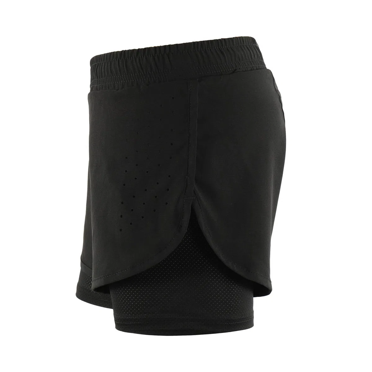 Mesing Pantaloncini Sportivi Running Donna 2 in 1 Estate Pantaloni Corti Palestra Corsa Lacci Traspirante Allenamento Sport Shorts