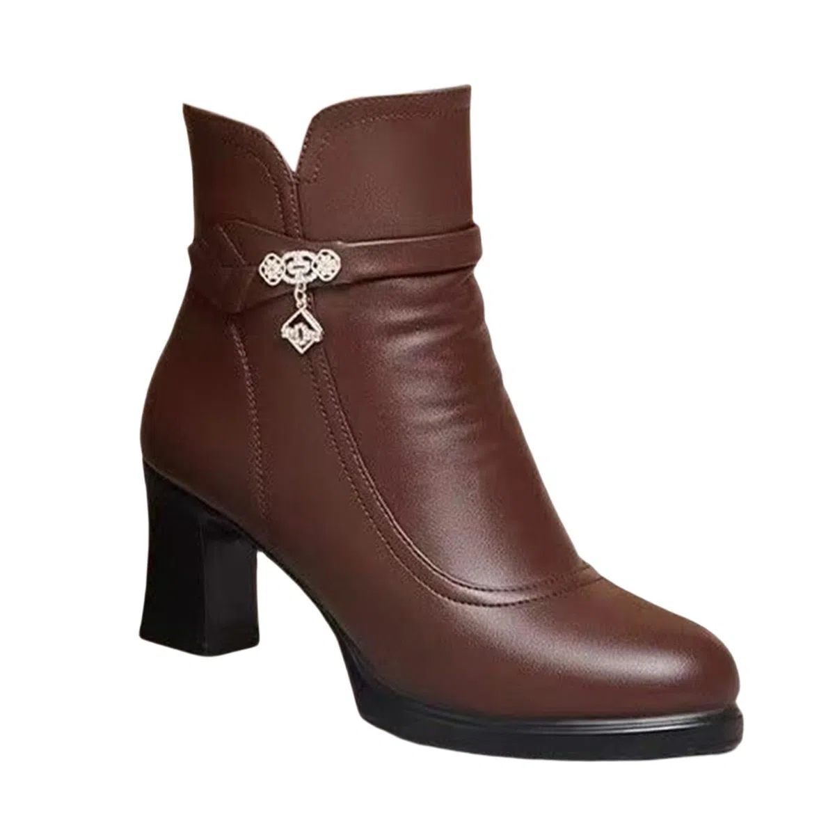 Stivali Gomma Donna Eleganti in Pelle Antiscivolo Laterale E Lacci con Motivo Stampato Stivali di Gomma Wellington Generisch Stivaletti da Laterale E Lacci Antiscivolo Scarpe da