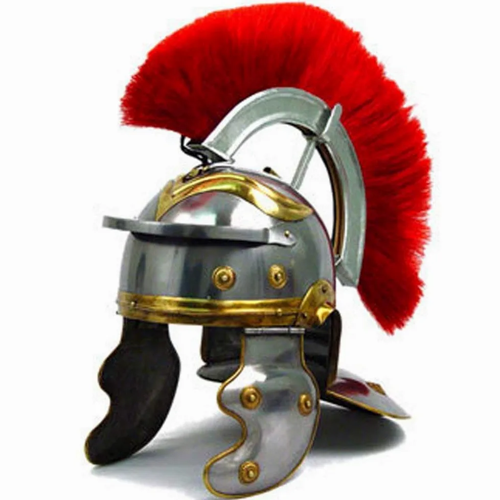 THOR INSTRUMENTS Ufficiale Romano Centurione Storico Casco Armatura 18g Acciaio