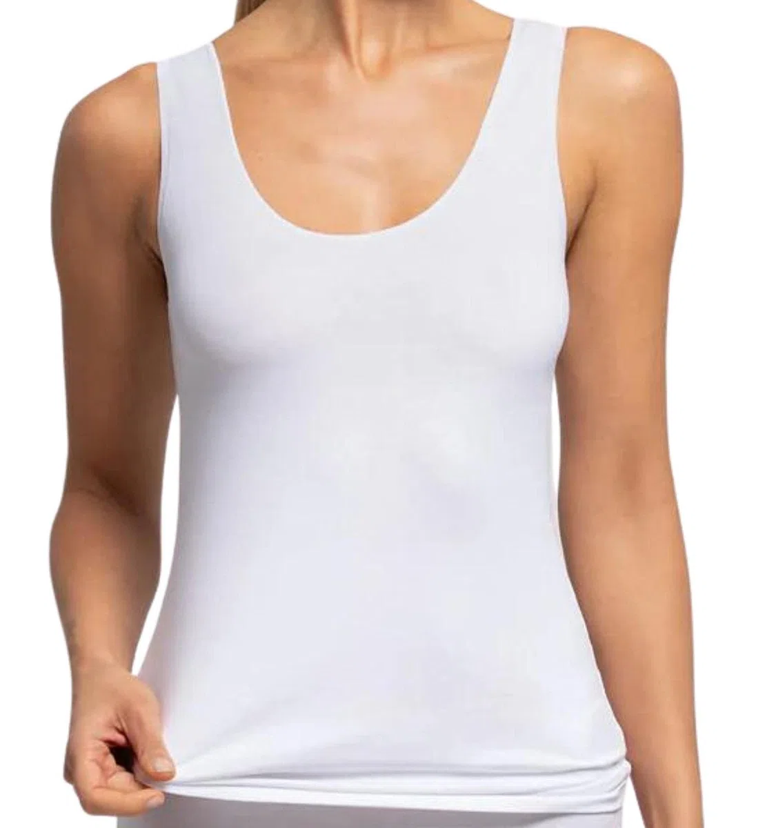 Confezione da 2 Canottiera Donna Cotone Spalla Larga e Spalla Stretta Body Canotta Cannottiere Canotta Donna Intimo Cotone Maglia Intima Donna
