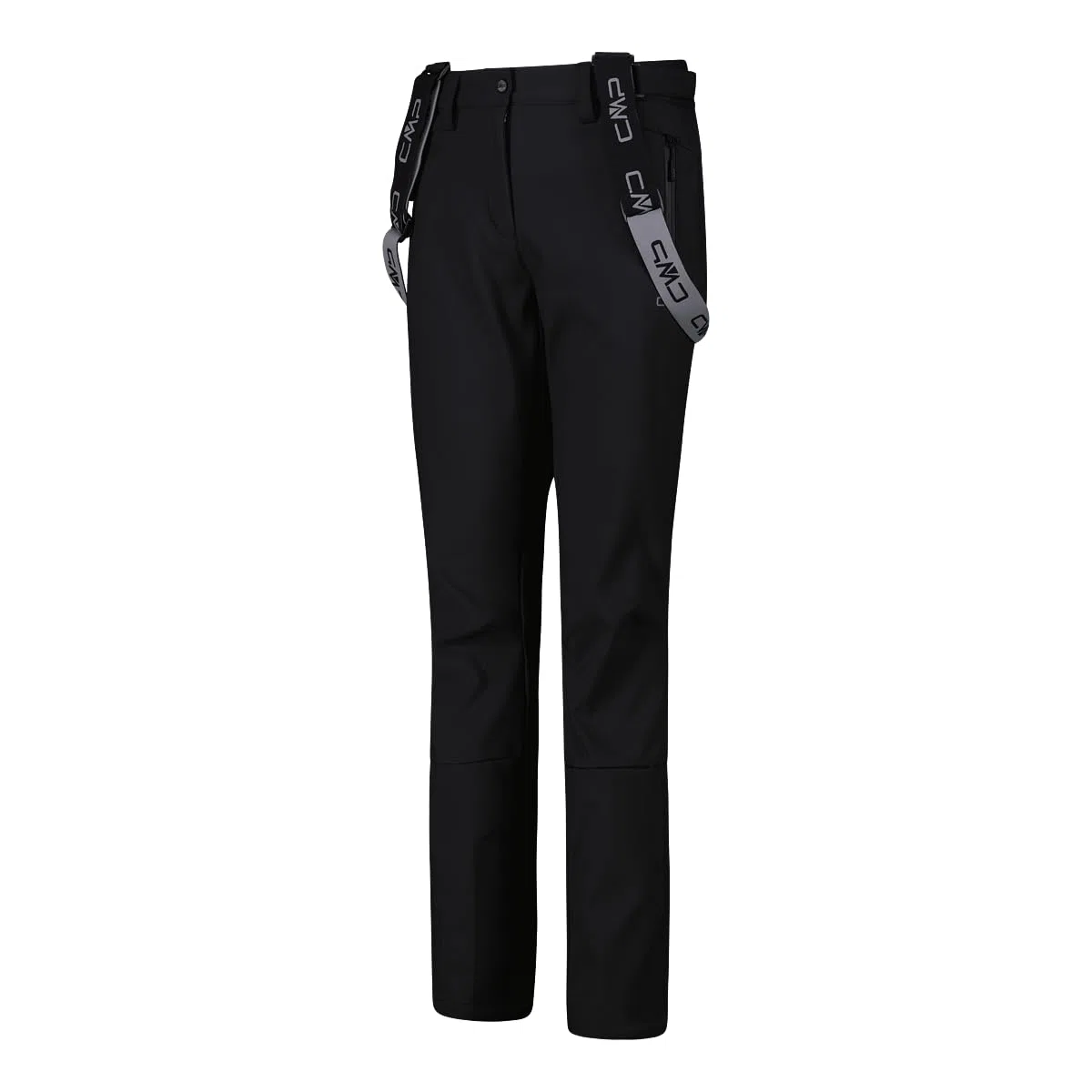 CMP Salopette Donna da Sci in Softshell, 34W4326 (Nero, S)