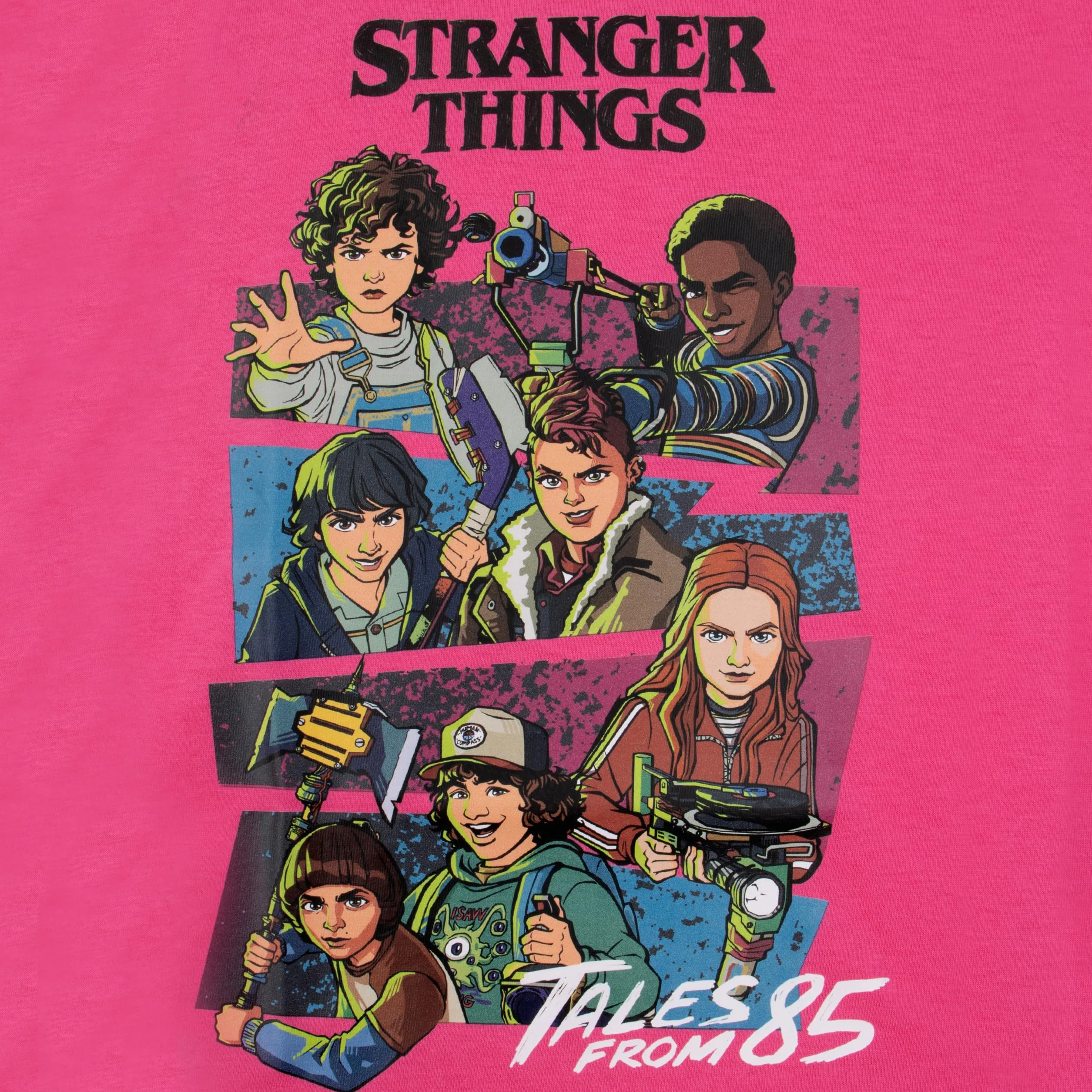 Stranger Things T-Shirt da Ragazza, T-Shirt da Ragazza Tales from ’85, Maglia Ragazza A Maniche Corte