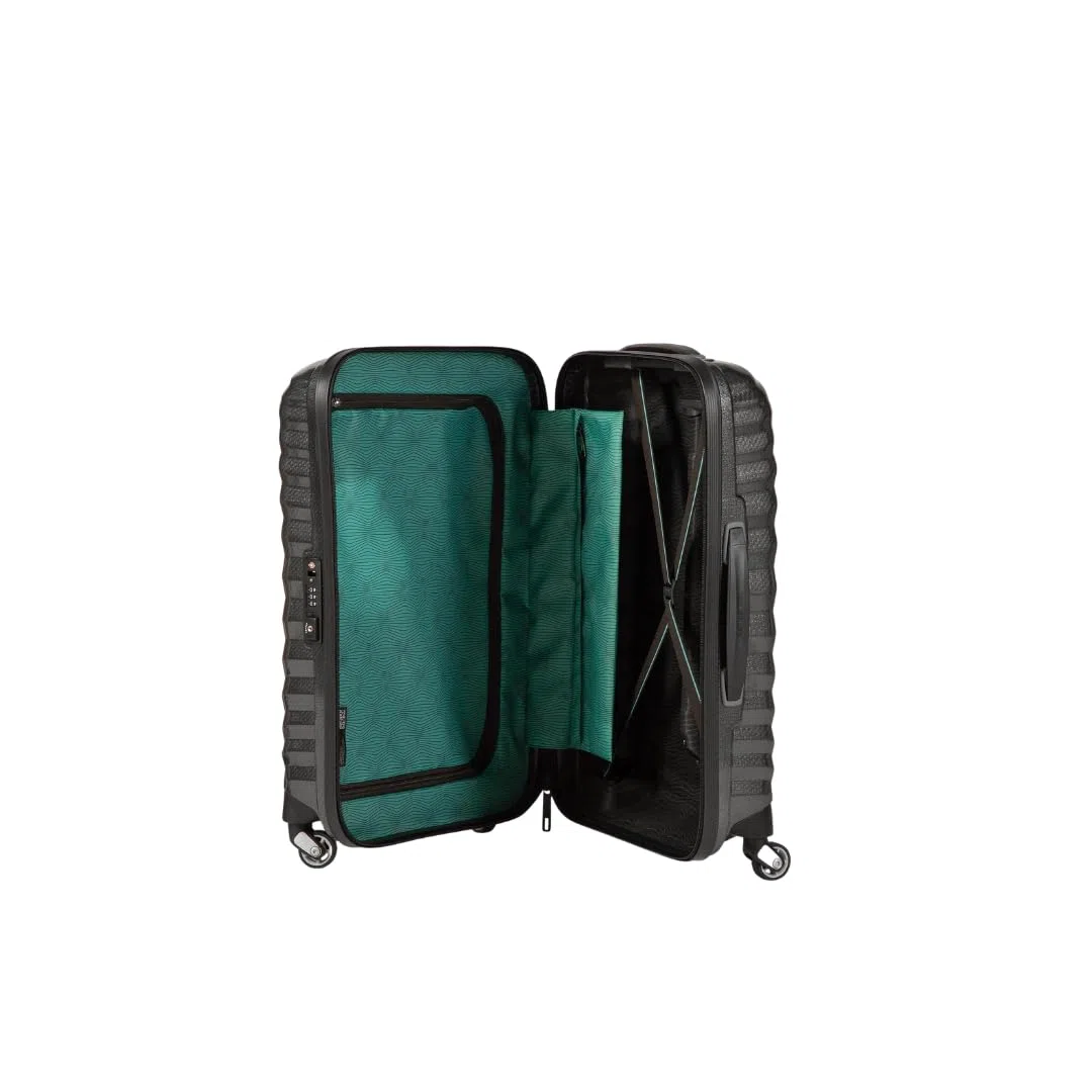Samsonite Lite-Shock Spinner S Bagaglio a Mano, 55 cm, 36 L, Nero (Black)