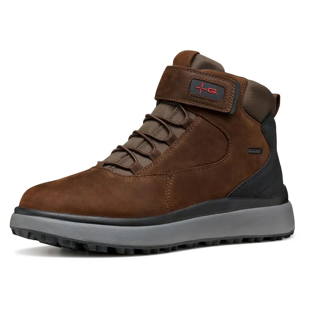 Geox U Granito + Grip B A, Stivale alla Caviglia Uomo