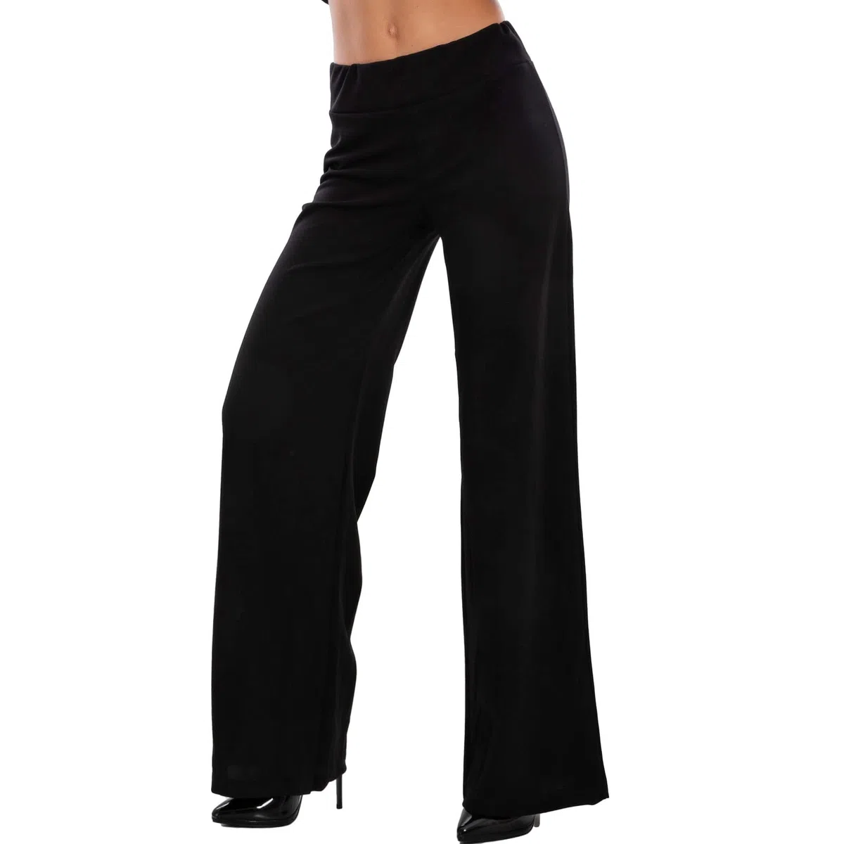Toocool Pantaloni Donna a Palazzo Basic Elastico in Vita VI-9292
