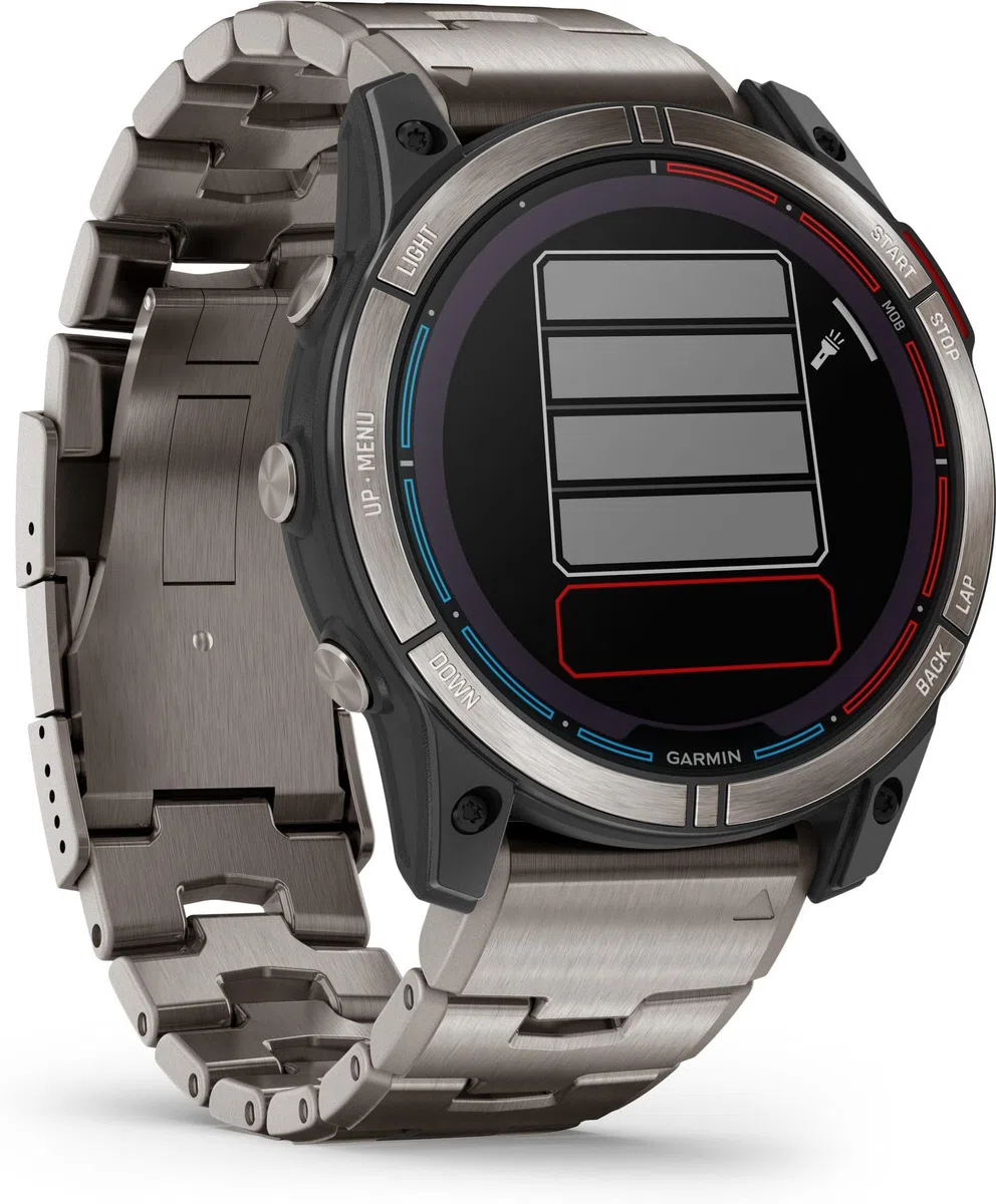 Garmin - Smartwatch - Unissex - Quatix® 7X Sapphire Solar Titan - 010-02541-61