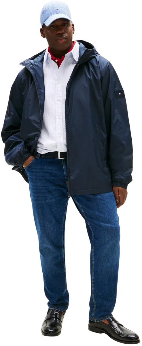 Tommy Hilfiger Uomo Giacca a Vento Hooded Sportiva