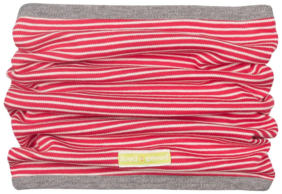 loud + proud Wende-schlauchschal Aus Bio Baumwolle, Gots Zertifiziert Sciarpa Unisex - Bimbi 0-24