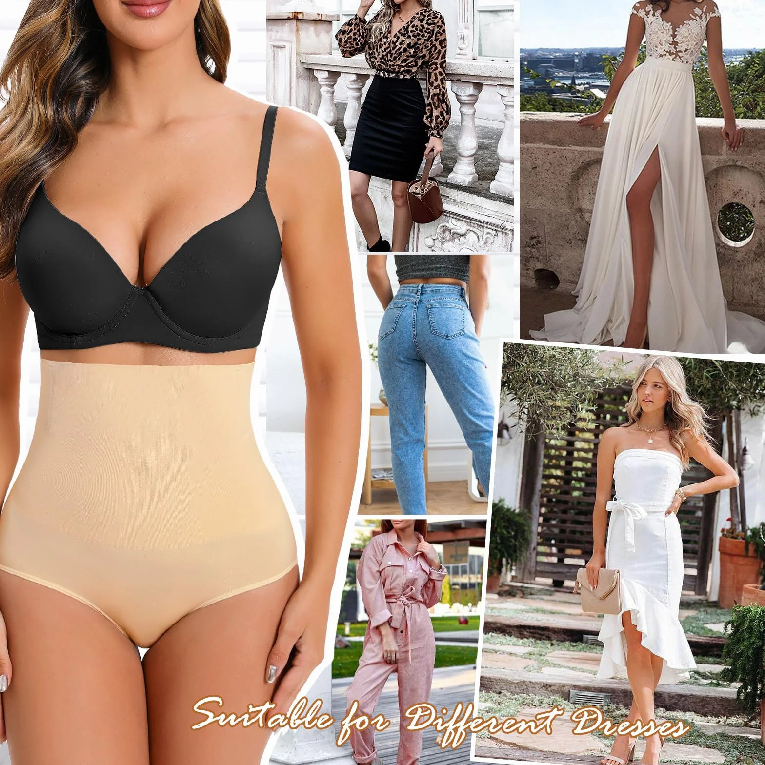 Tuopuda Guaina Contenitiva Donna Mutande Contenitive Pancia Piatta Vita Alta Intimo Contenitivo Modellante Slip Dimagrante Shapewear Senza Cuciture