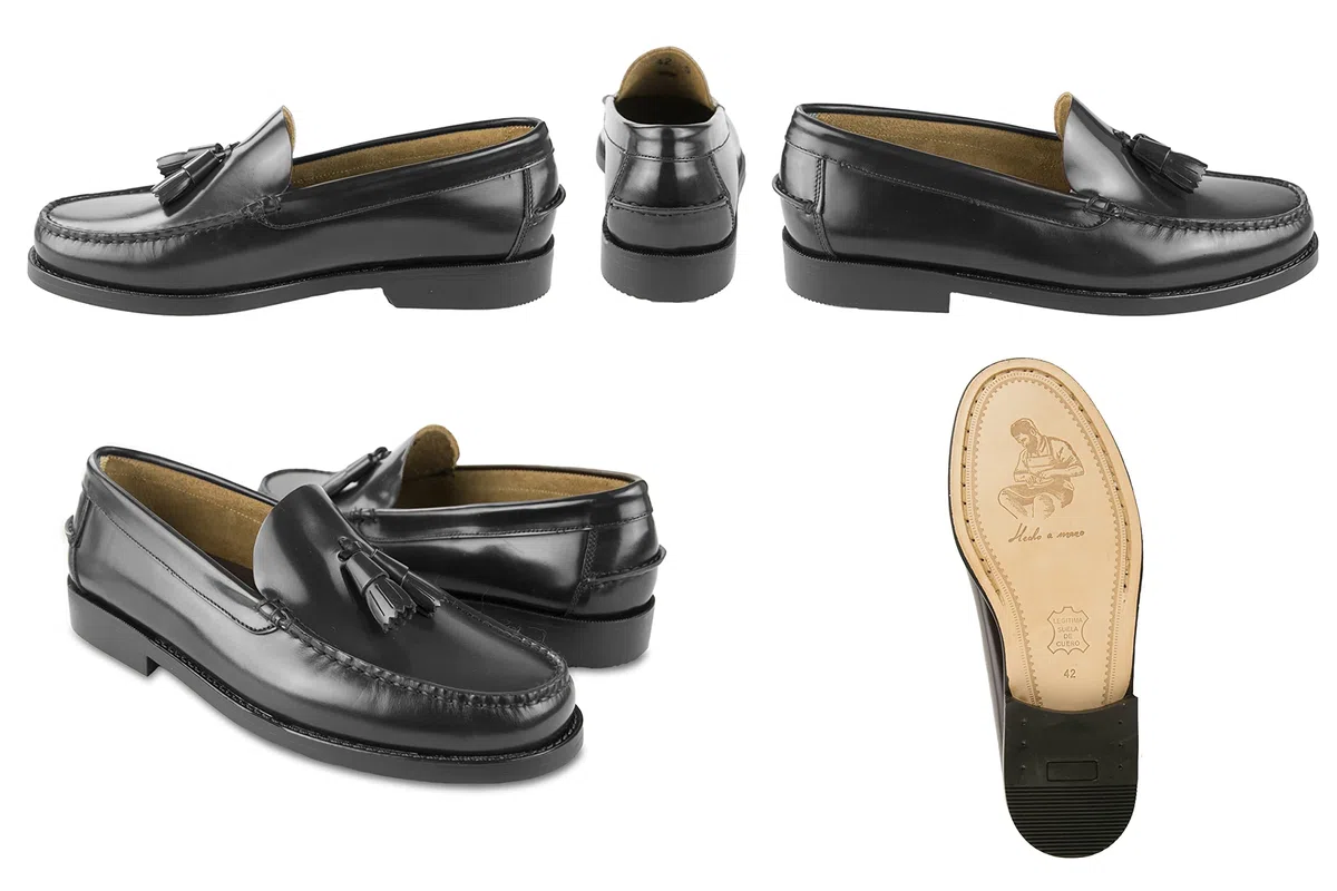 Zerimar Scarpe Elegante Uomo Cuoio | Scarpe Uomo Class | Scarpa Mocassino Uomo Cuoio | Scarpe Uomo Pelle | Fabbricato in Spagna