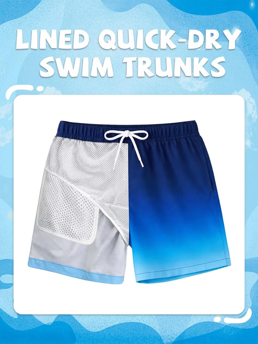 Costume Mare Bambino a Asciugatura Rapida Costume da Bagno Ragazzo Comodo con vestibilità Regolabile per Spiaggia e Piscina