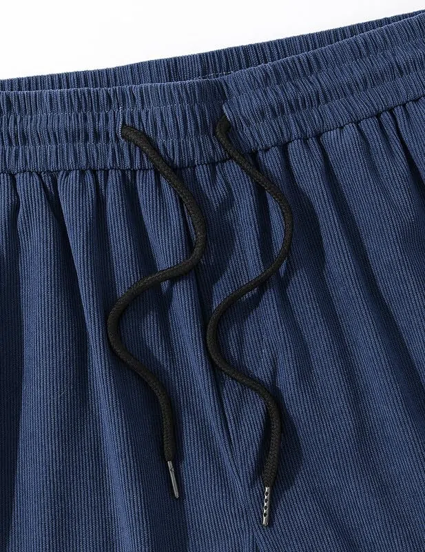 TARAINYA Velluto a Coste Pantaloncini Uomo Cotone Coulisse Estivi Causal Pantaloni Corti Uomo con Tasche