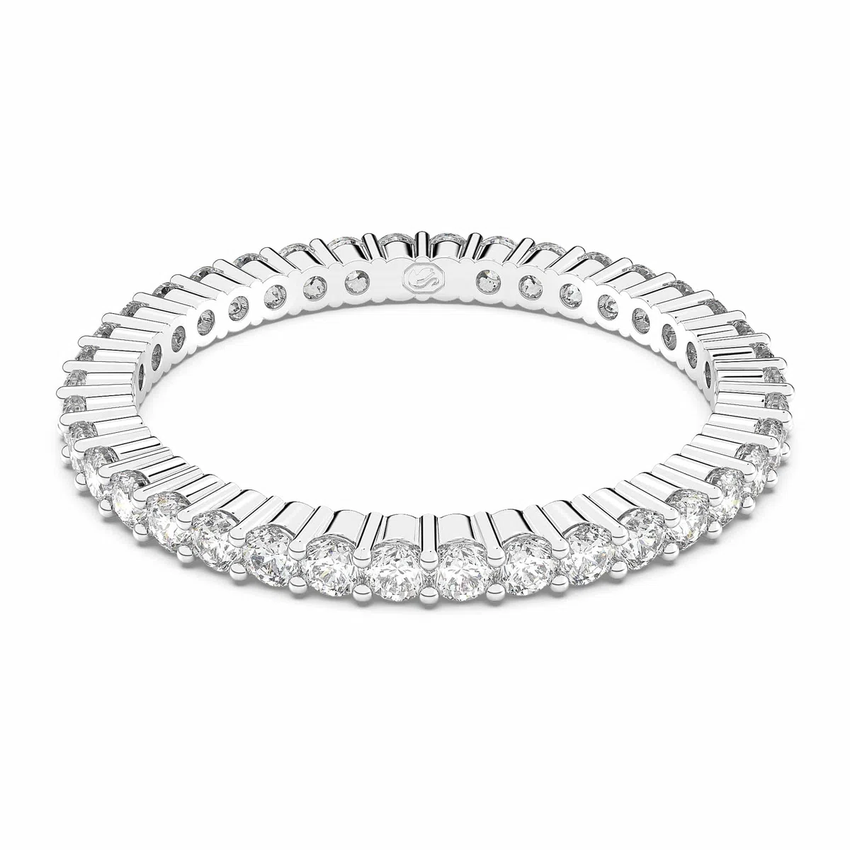 Swarovski Matrix Vittore bague, cristaux blancs taille ronde