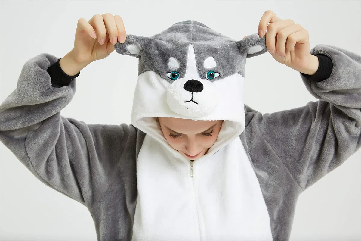 Pigiama Kigurumi Tuta per Carnevale Natale Festa Costume da Party Animale Halloween Cosplay Adulto Monopezzo Unisex Donna Uomo