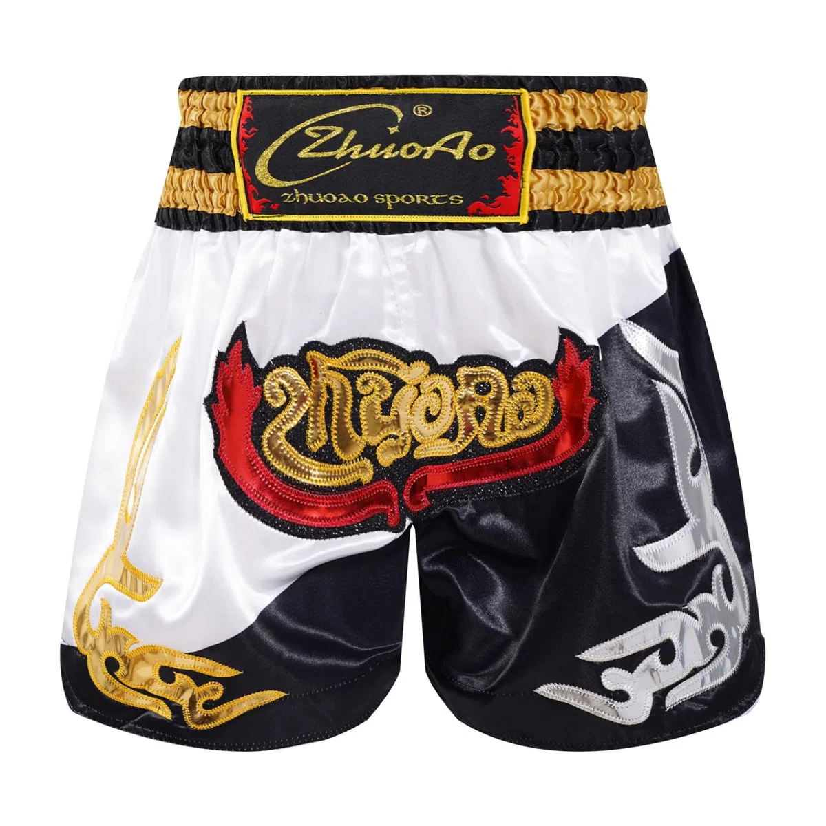 Oyolan Bambino Ragazzo Pantaloncini Muay Thai Boxe MMA Kick Boxing Arti Marziali Pantaloni Corti Allenamento 5-16 Anni