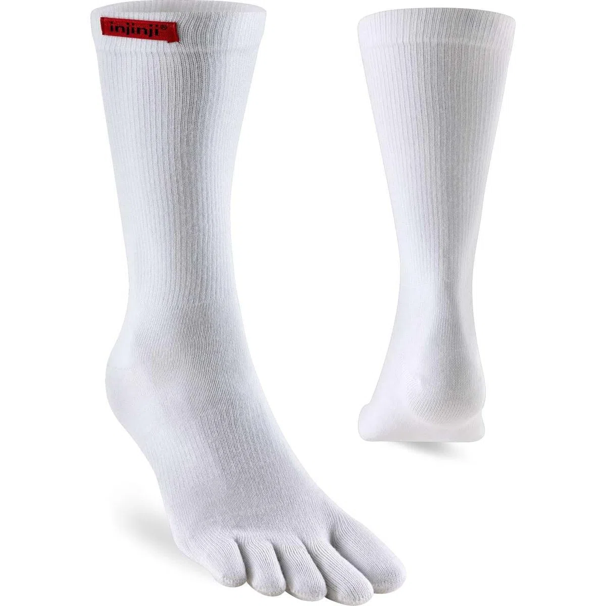 Injinji Sport Original WEIGHT CREW WHITE L, bianco, L