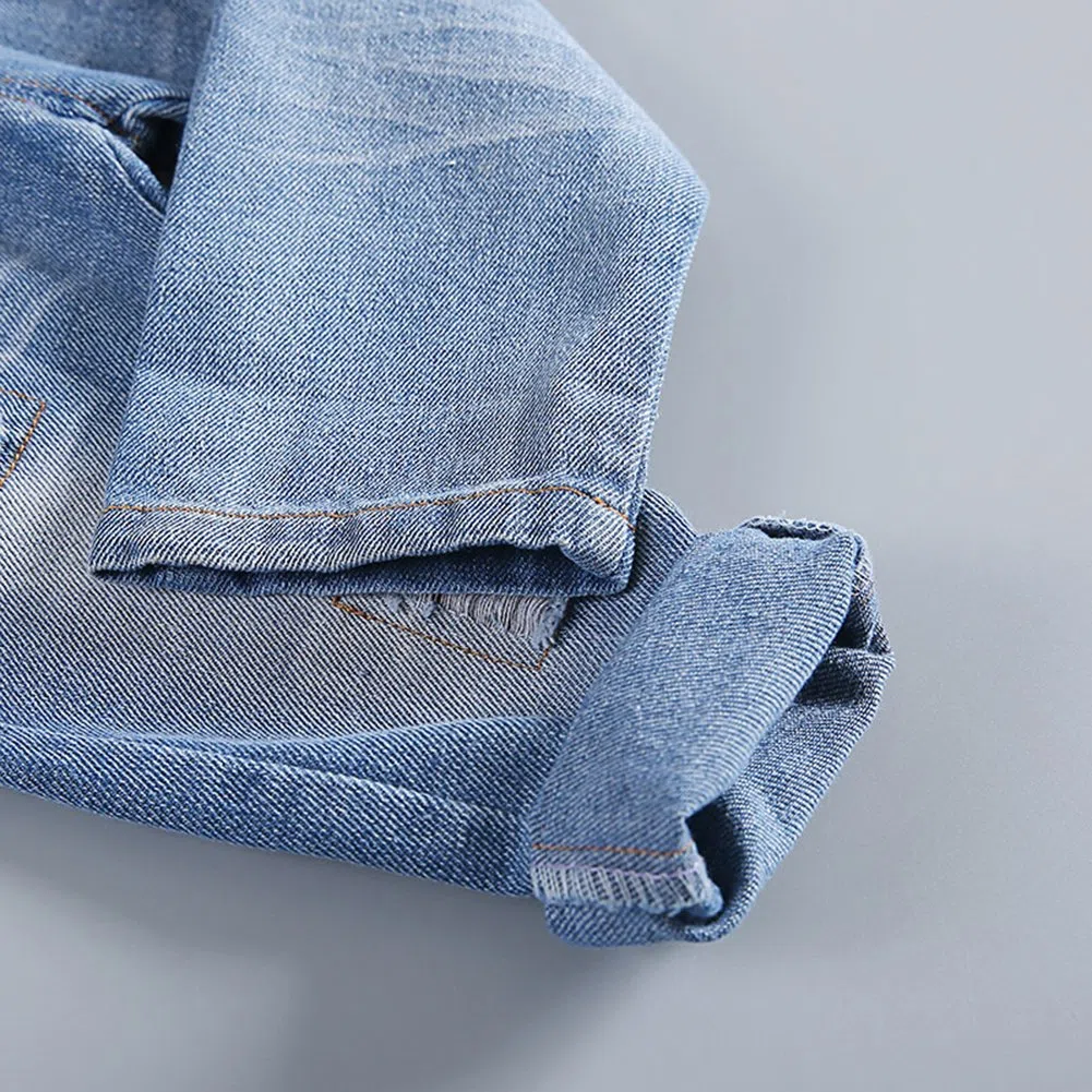 KIDSCOOL SPACE Salopette di Jeans Blu e Nera per Neonati e Bambini/Ragazze, Abbigliamento da Lavoro in Jeans