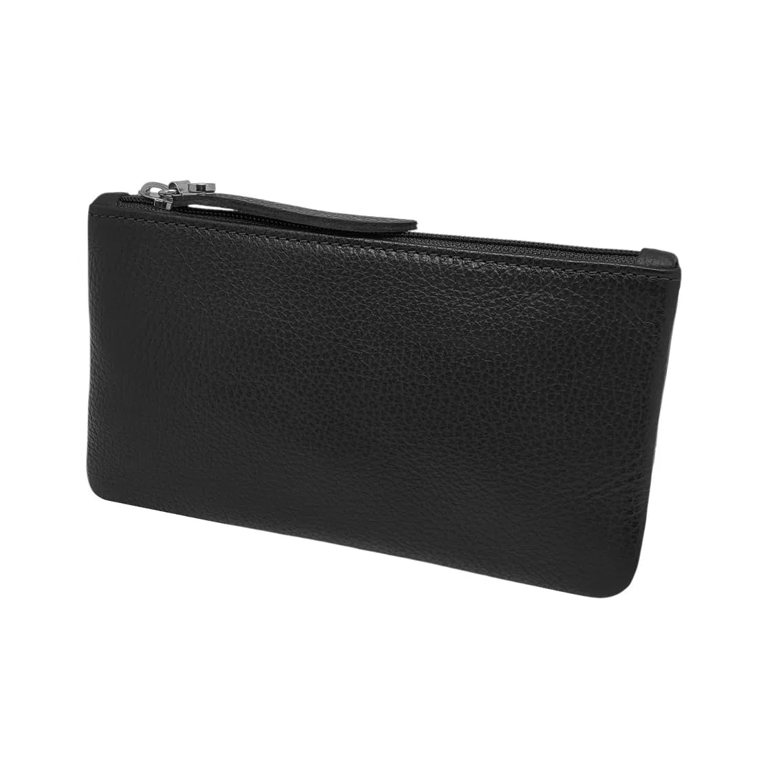FAST WORLD SHOPPING Pochette Vera Pelle Unisex, Borsello a Mano Uomo Donna, Bustina Versatile, Borsellino per Trucco, Astuccio Porta Penne e Matite, Custodia Make-Up e Accessori