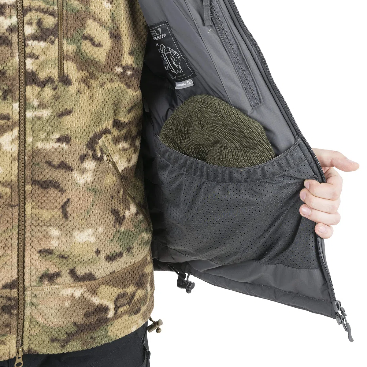 Helikon-Tex Level 7 - Giacca invernale Lightweight ClimaShield Apex, grigio chiaro