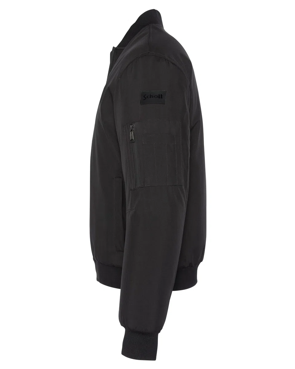 Schott NYC Denis-Noir-XXL Giacca, Nero, Uomo
