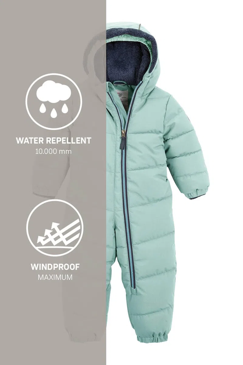 first instinct by killtec Fiow 32 Mns Onpc Tuta/tuta da neve in look piumino con cappuccio Unisex - Bambini e ragazzi (Pacco da 1)