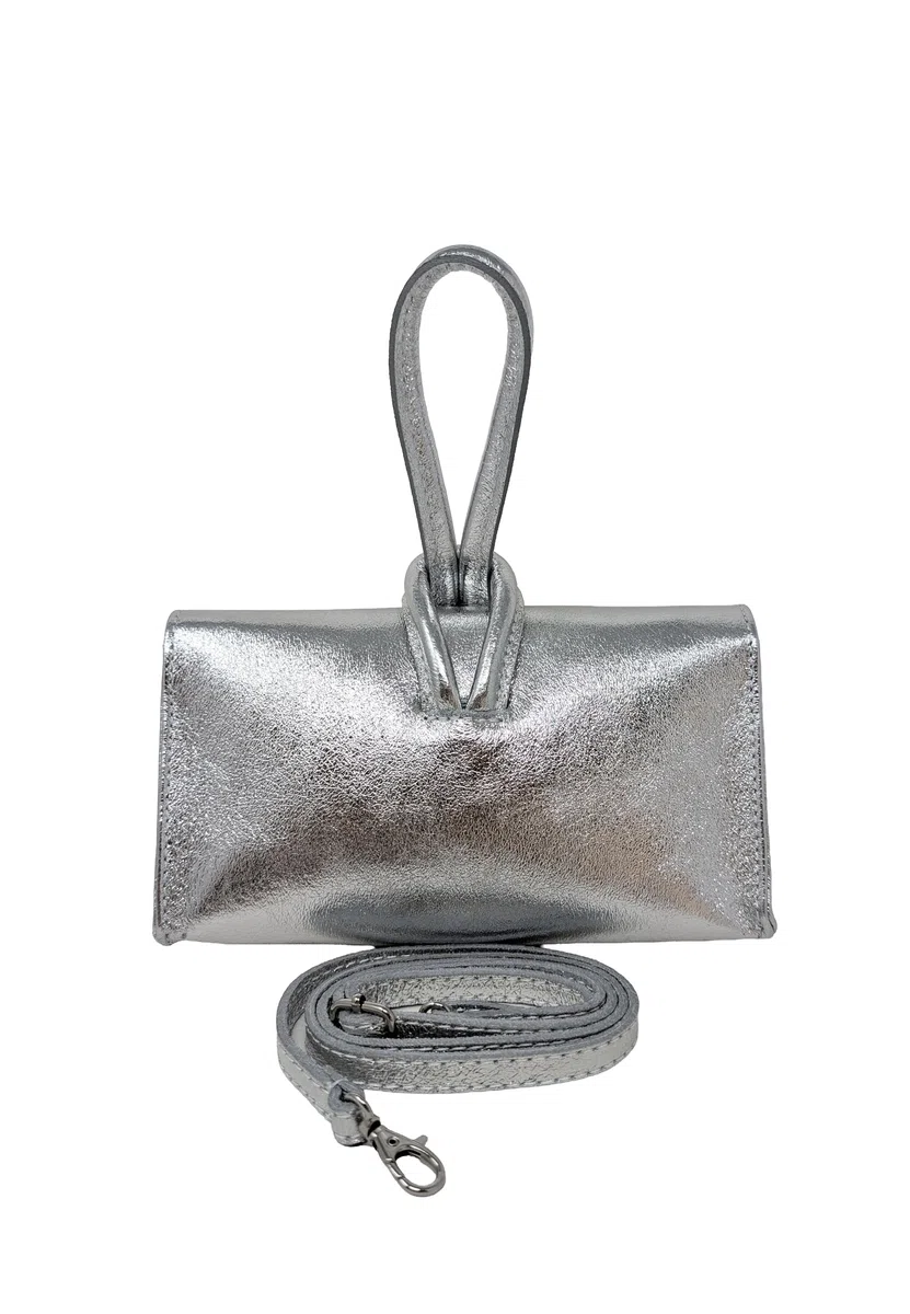 Chicca Borse Borsetta Pochette da Donna in Pelle Dollaro
