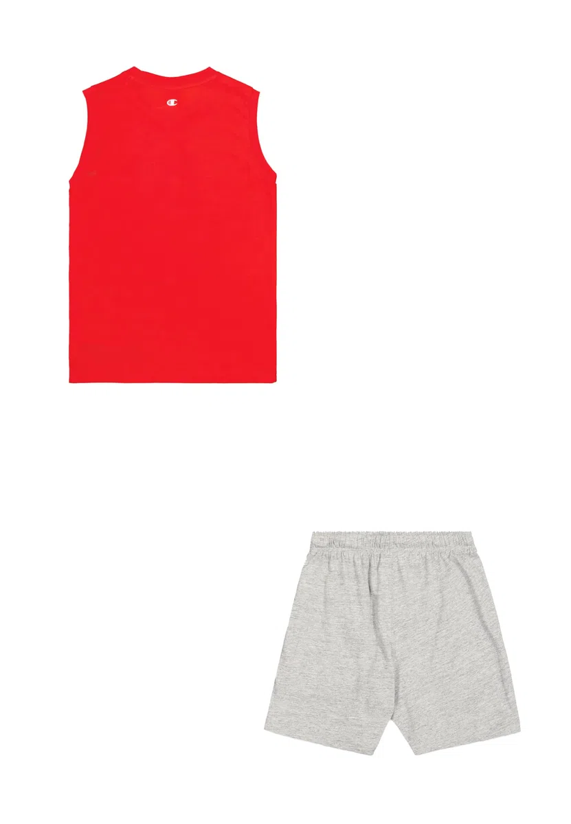 Champion Legacy Boy - Graphic Sleeveless Crewneck Set With Large Print Impostato Bambini e ragazzi (Pacco da 1)