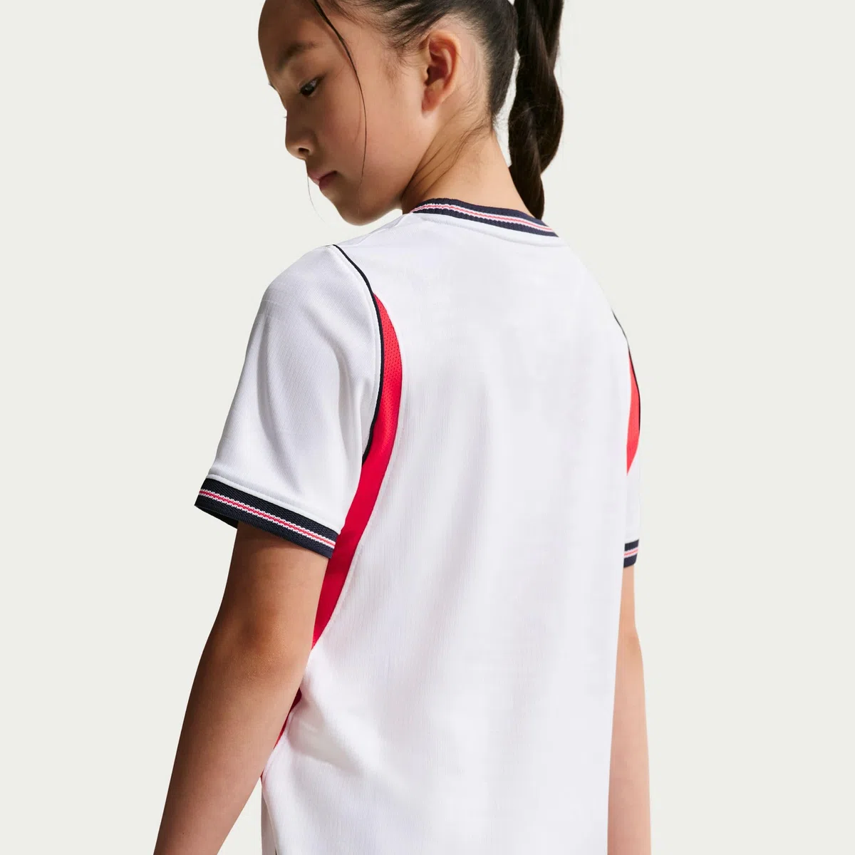 Nike England National Team Dri-Fit Stadium Home T-Shirt Unisex - Bambini e Ragazzi (Pacco da 1)