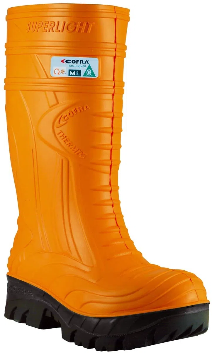 COFRA 00040-014.W44 - Stivali di sicurezza THERMIC ARANCIONE S5 MET, arancione/nero, misura 44
