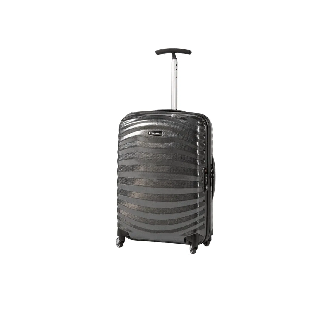 Samsonite Lite-Shock Spinner S Bagaglio a Mano, 55 cm, 36 L, Nero (Black)