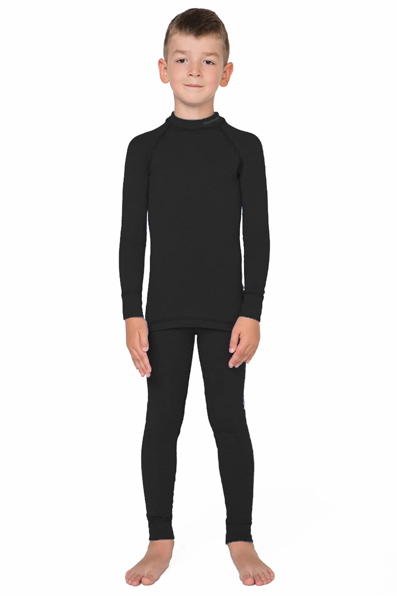meteor Set Biancheria Intima per Bambini Funzione Set Termica con Maglia a Maniche Lunghe e Pantaloni Termici - Termoattivo Transpirante Morbido, Calde Set per Ragazzo e Ragazza