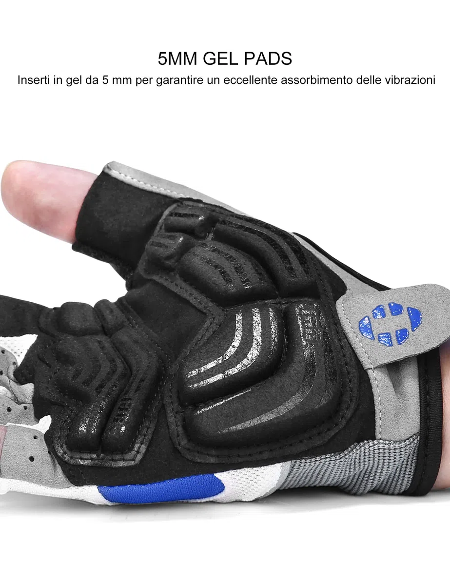 INBIKE Guanti Bici Gel Guanti MTB Estivi da Ciclismo Uomo