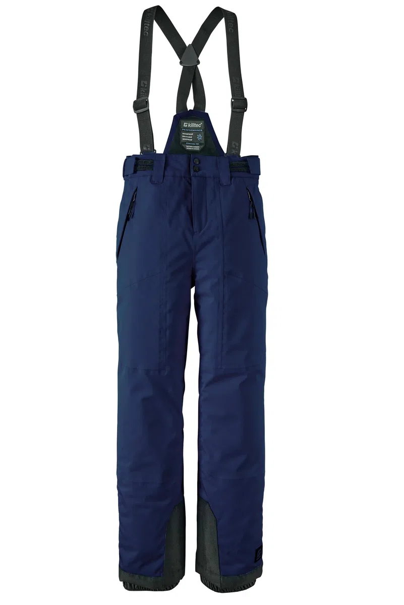 Killtec - Girls Skihose 242, Pantaloni da Sci con Pettorina Rimovibile e Protezione dei Bordi Bambine e Ragazze