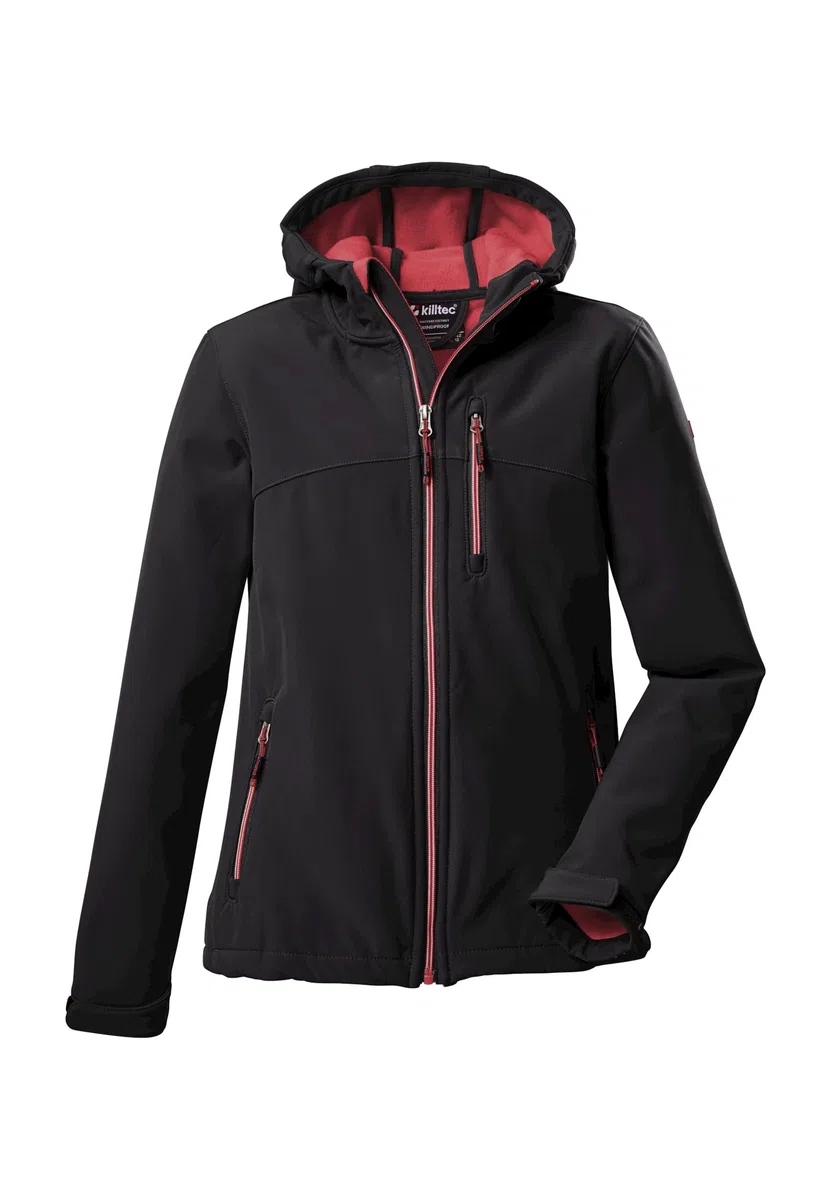 Killtec Girls Softshell Jacke Giacca softshell/giacca da esterno con cappuccio Bambine e ragazze