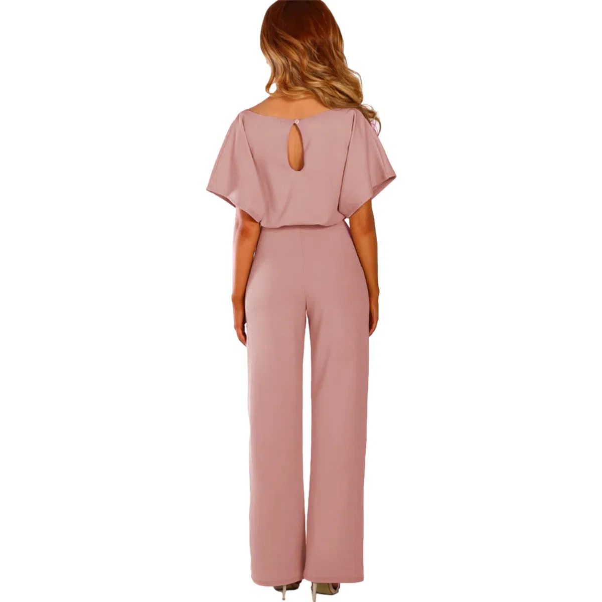 amropi Monopezzi e Tutine da Donna Tuta Lungo a Gamba Larga Pantaloni Elegante Jumpsuit
