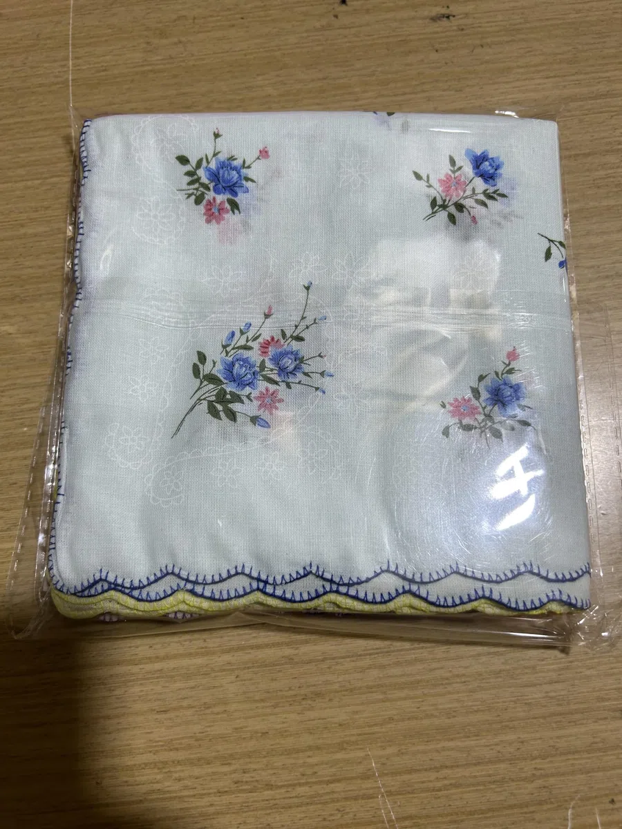 Fazzoletti floreali vintage da donna in cotone per festa di nozze