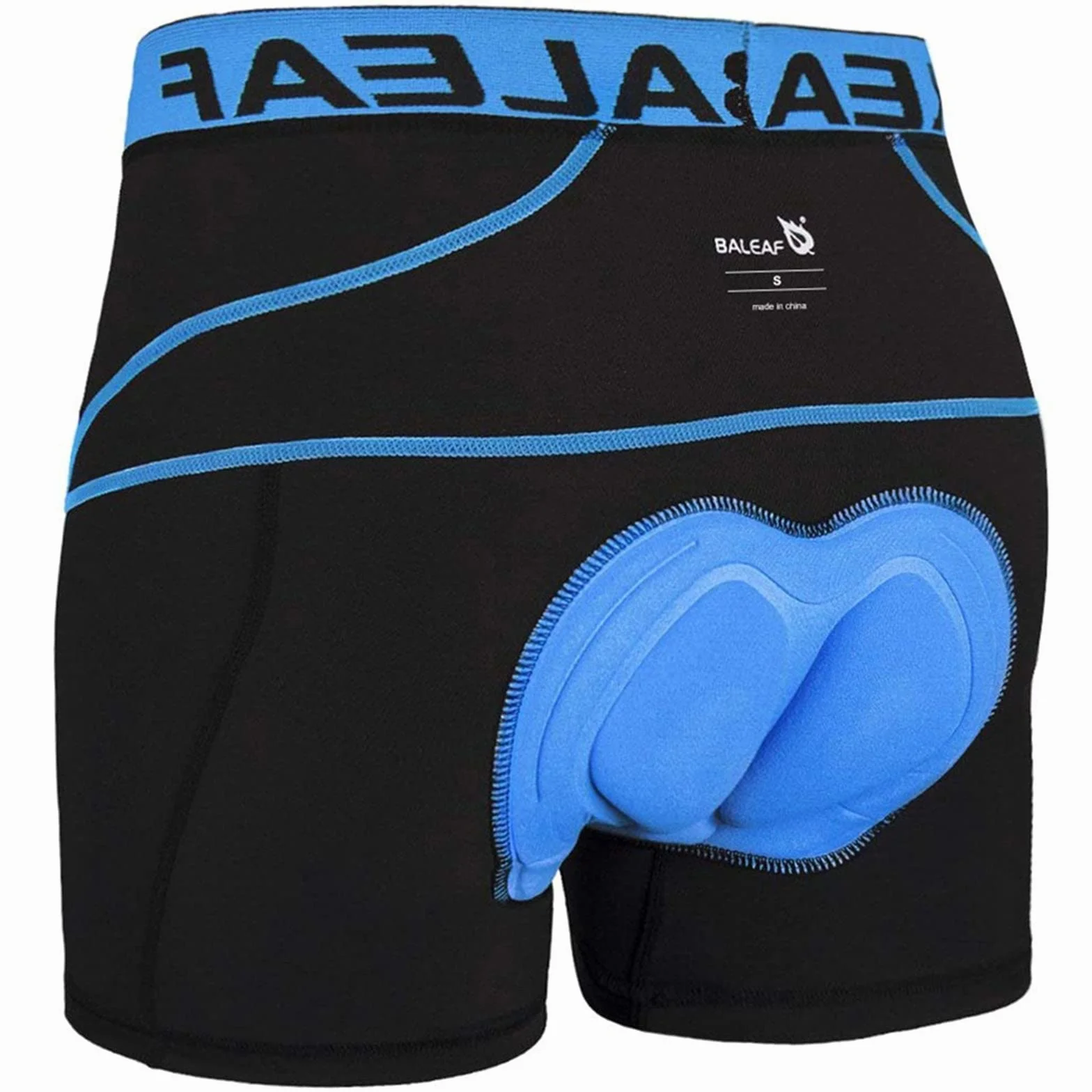 baleaf Pantaloncini Ciclismo Uomo Imbottiti in Gel 3D Fondello MTB Traspiranti Asciugatura Rapida Pantaloni Moto