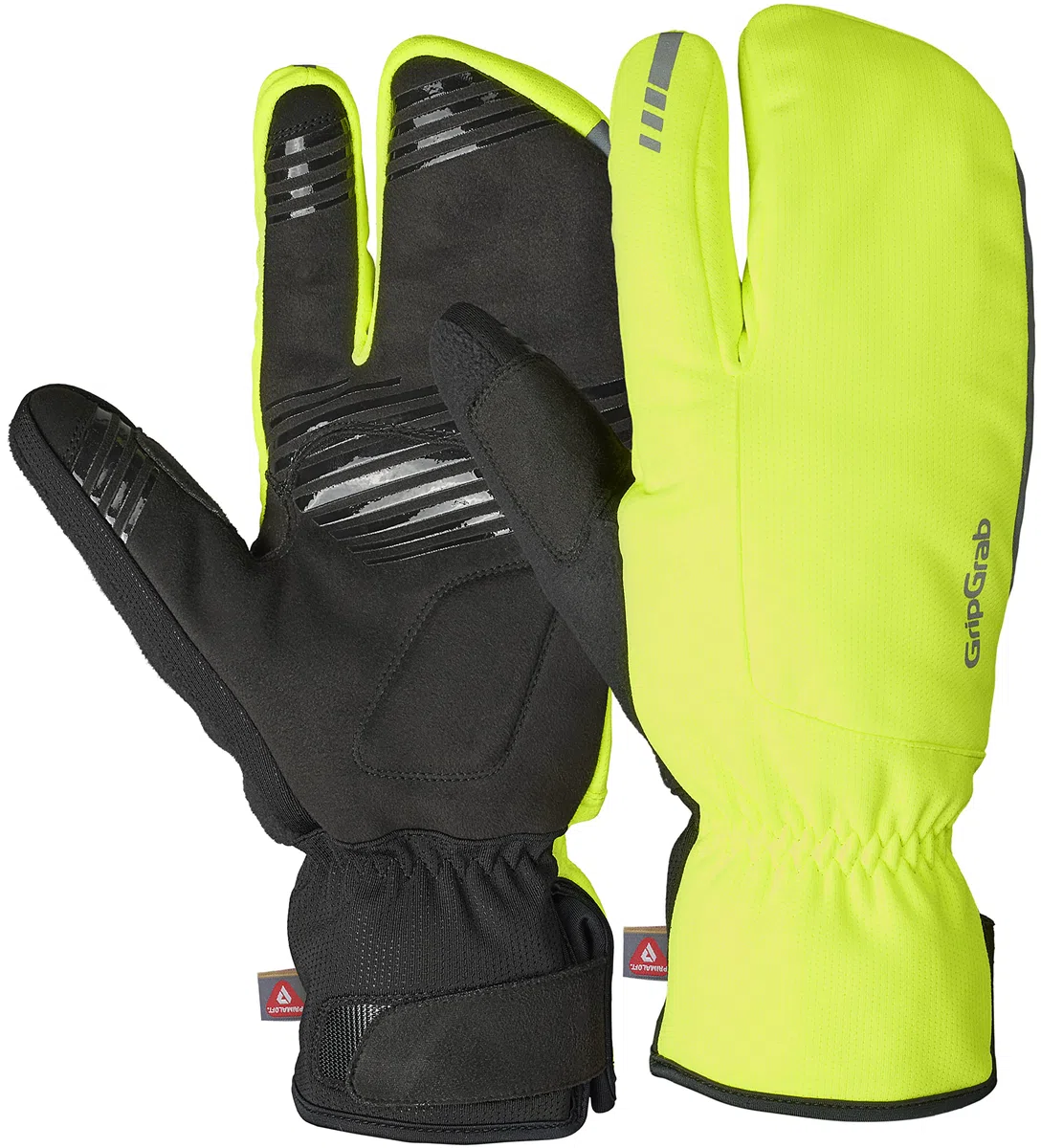 GripGrab Nordic 2 Antivento Deep Winter 3 Dita Lobster Guanti da Ciclismo Imbottiti Termici, Invernali Unisex Adulto