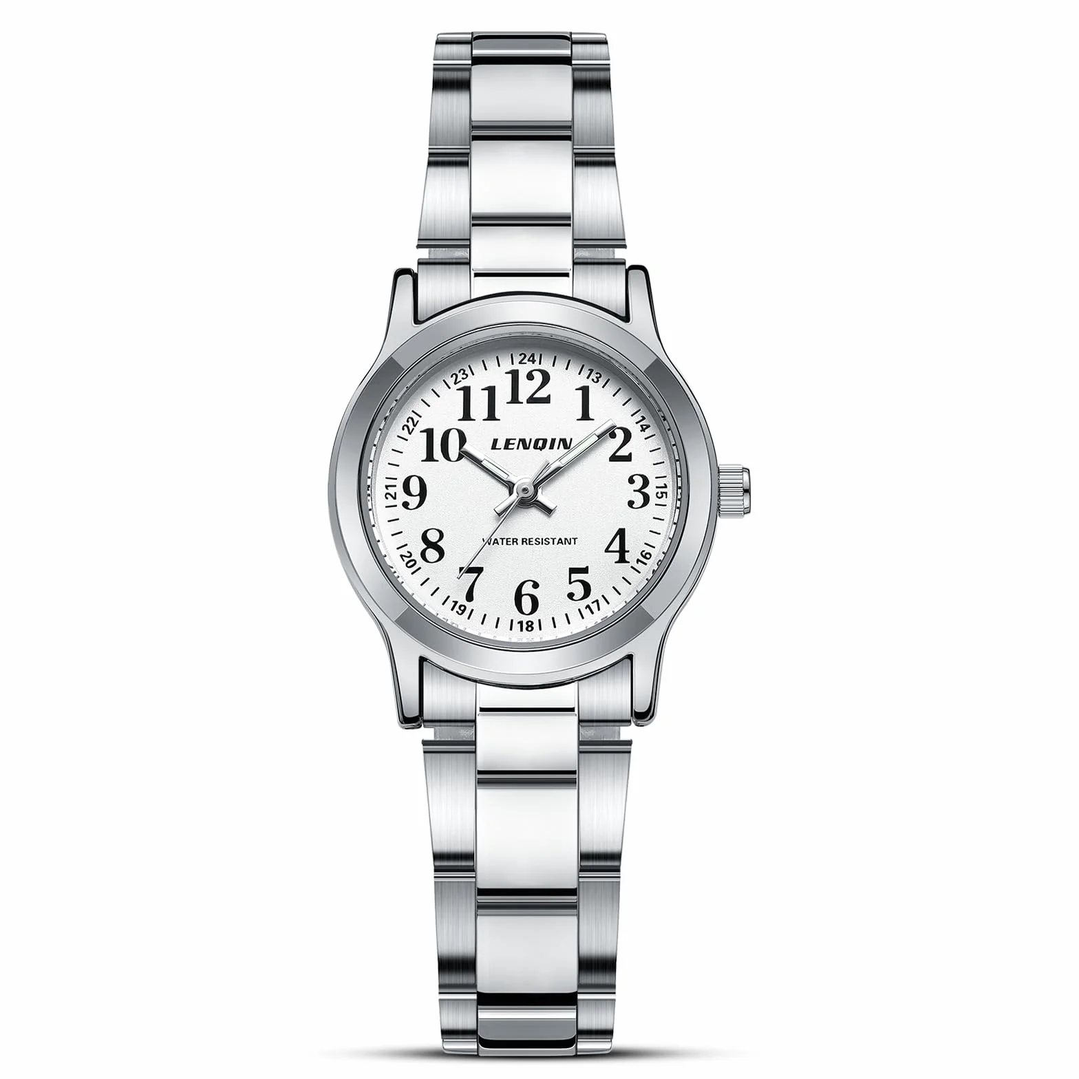 LN LENQIN Orologio Donna Piccolo Analogico Quarzo Orologi da Polso Classic Moda Donne Dress Watch Orologio Impermeabile Donna con Cinturino in Acciaio Inossidabile