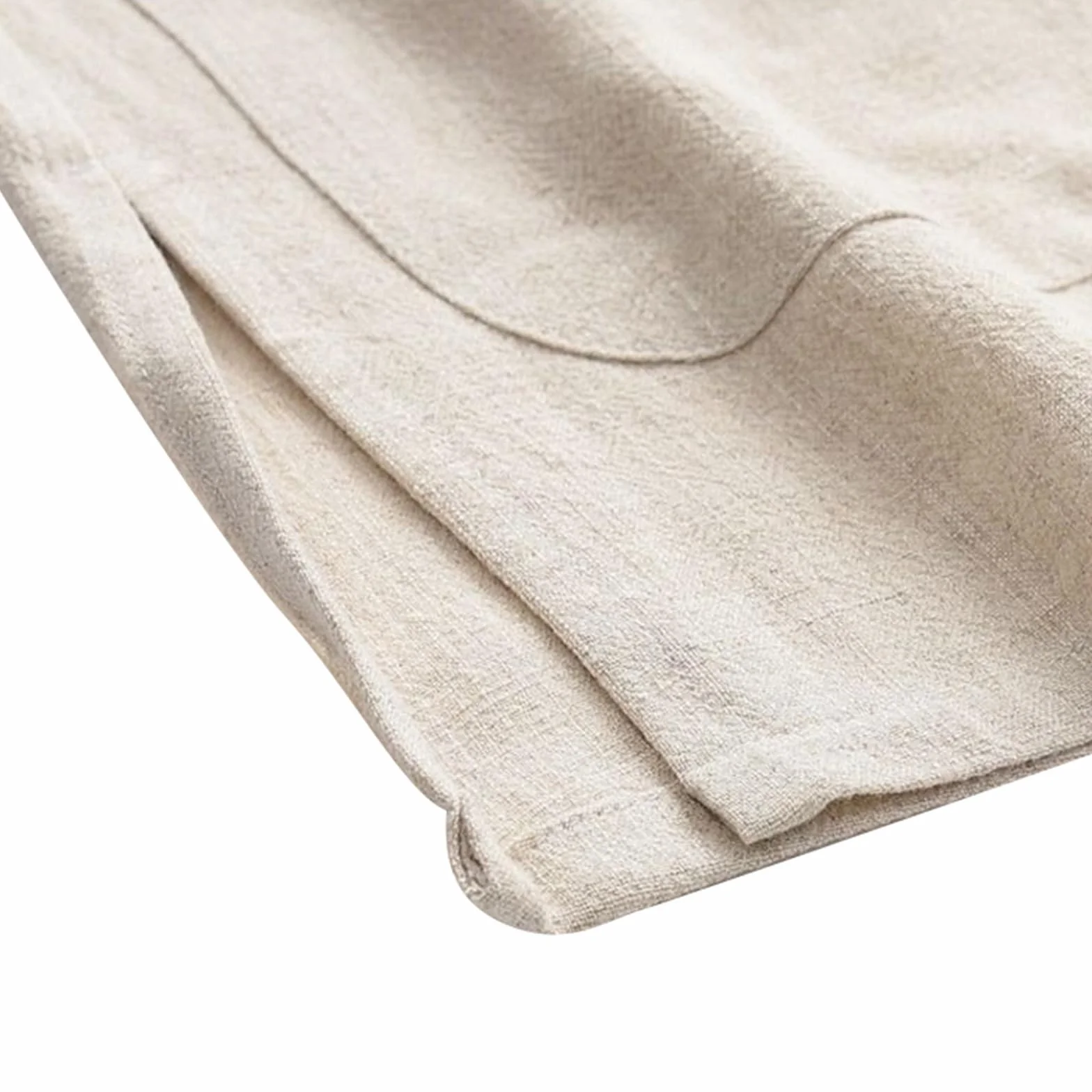 Completo Uomo Stile Cinese Tang Suit Tuta TaiChi in Cotone e Lino, Camicia Maniche Lunghe con Colletto alla Coreana e Pantaloni Larghi, Abbigliamento per KungFuMeditazione Yoga Casual