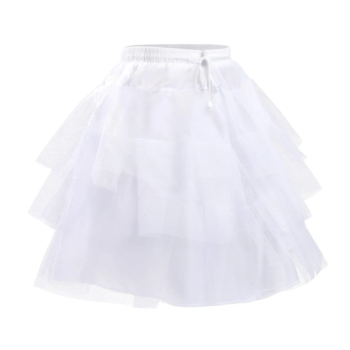 Sottoveste per Ragazze,3 Cerchi Vestiti Bambina Crinoline Gonne e Gonne per Rragazze Sottoveste Tutu Gonna per Bambini Sottogonna Abito da Sposa per Damigella d'Onore Festa Nozze 3-15 Anni