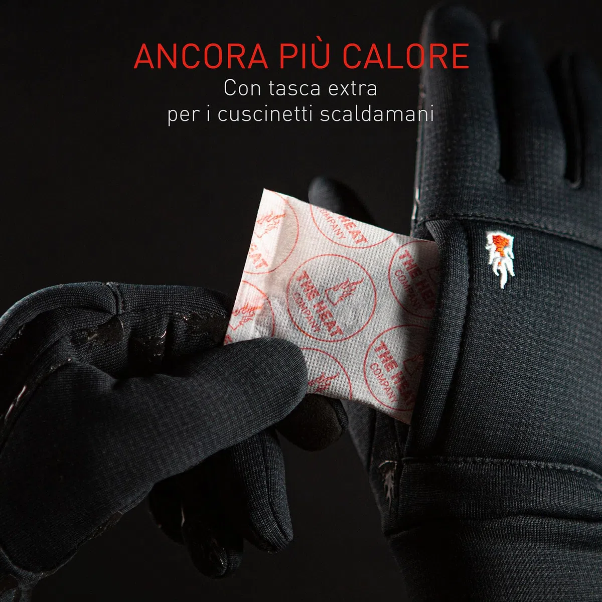 THE HEAT COMPANY – WIND PRO LINER - guanti resistenti al vento - qualità premium - guanti touch screen per donna e uomo - guanti sportivi: guanti invernali caldi per il ciclismo e la corsa