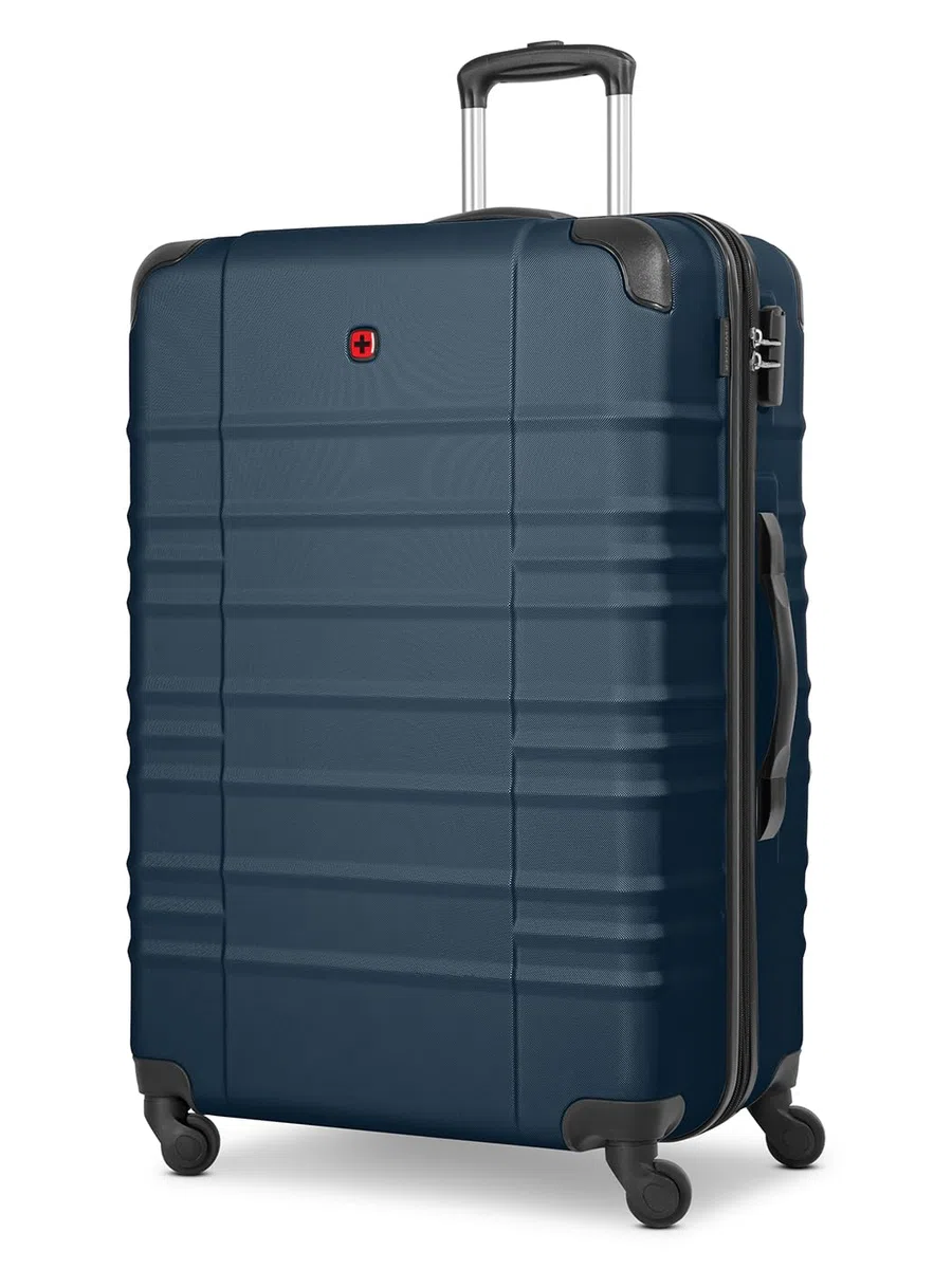 WENGER Amplar Evo Parent, blu navy, Koffer L + (75 cm), Bagaglio rigido