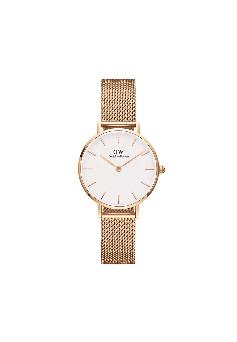 Daniel Wellington Petite Melrose, Rose Gold Watch, 28mm, Mesh, for Women