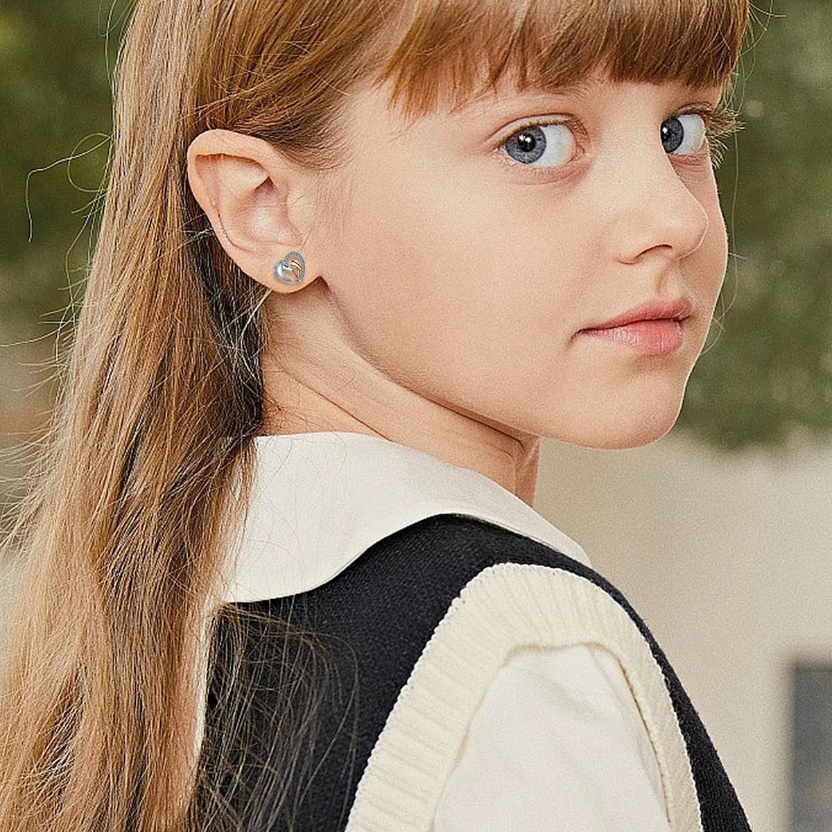 Orecchini Anallergici Donna Argento 925 Orecchini Animali Serie - Gioiello Elegante Regalo Perfetto per Doni Speciali