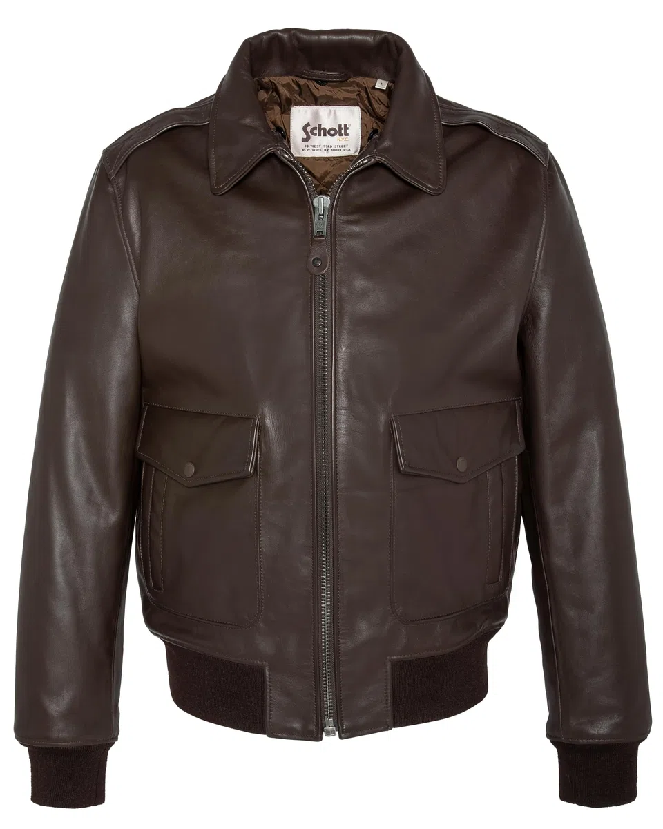 Schott NYC Giacca in Pelle Uomo