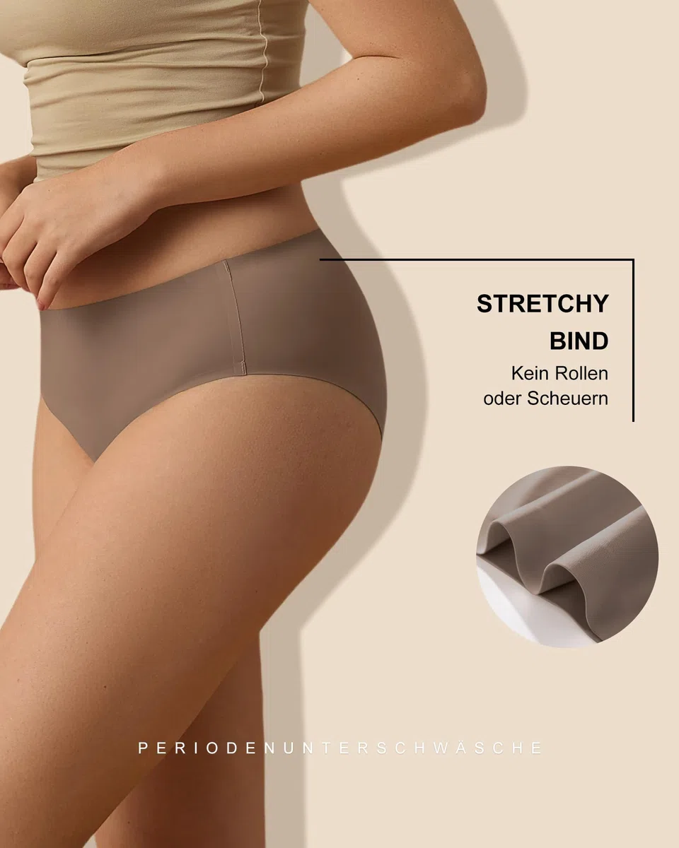SHARICCA Biancheria intima periodica Forte sanguinamento 40 ML assorbenza periodi biancheria intima traspirante a prova di perdite mestruale mutande slip donna