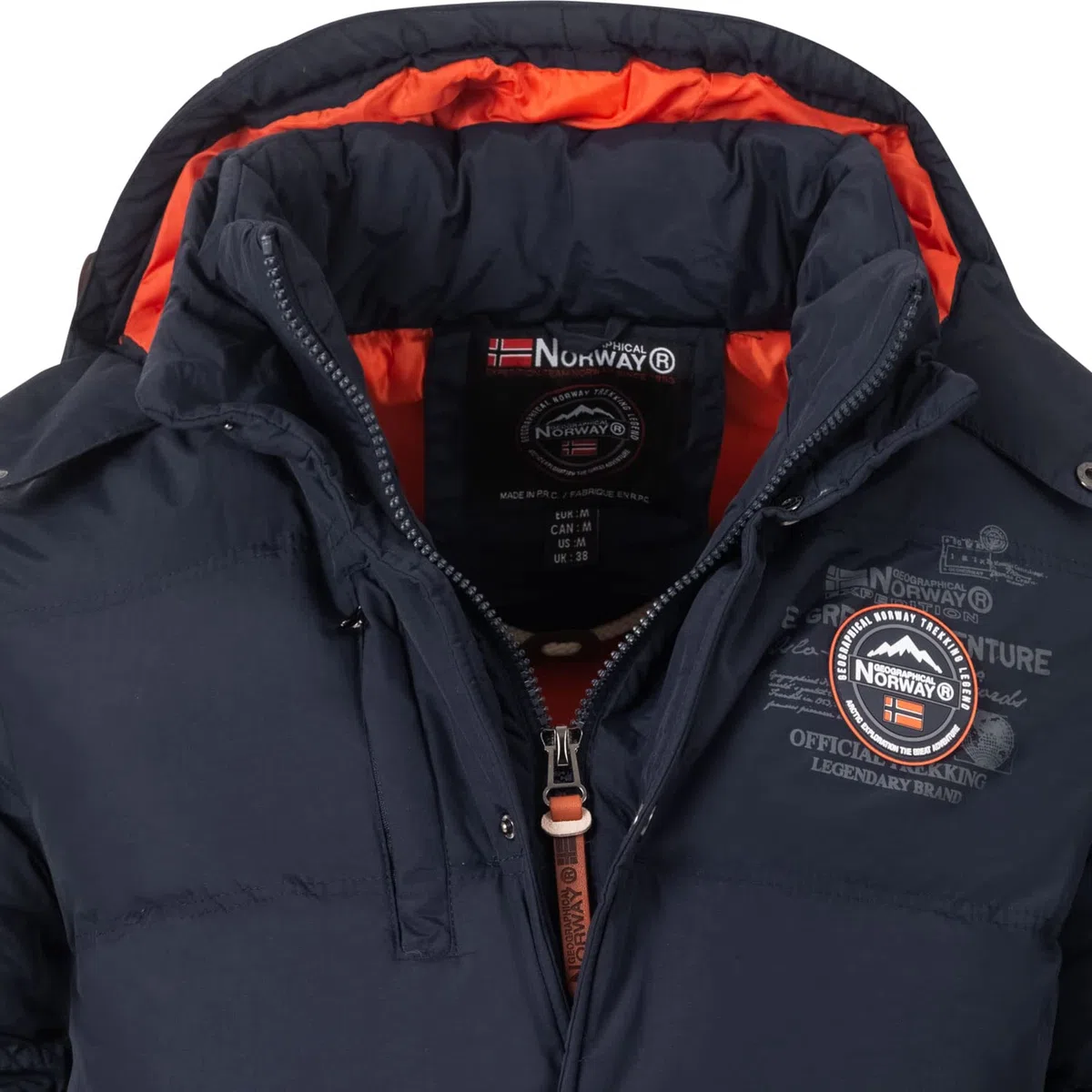 Geographical Norway Uomo Giacca Trapuntata Giacca Invernale - Foderato Caldo Giacca a Vento - Sci All'Aperto Giacca da Snowboard per Il Inverno/Autunno IN Bundle Con UD Beanie