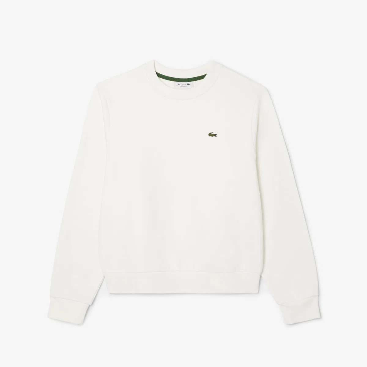 LACOSTE Relaxed Fit Fleece Crew Neck